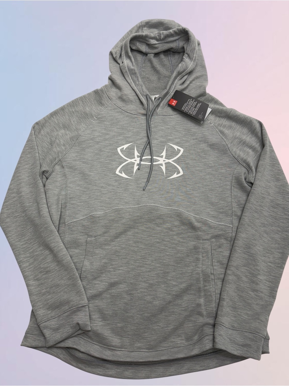 UNDER ARMOUR Women’s Large Gray Hoodie Sweatshirt